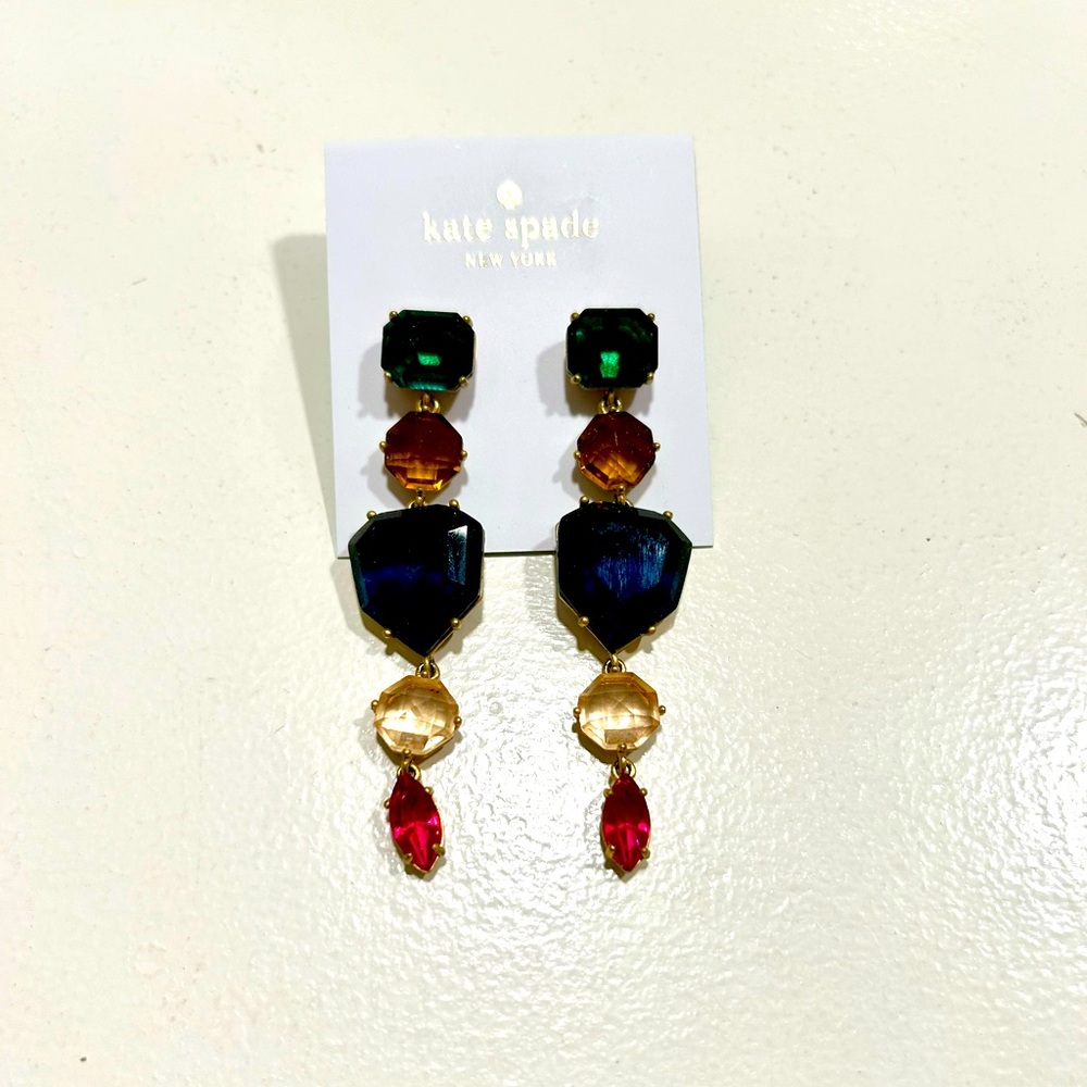 Kate Spade Drop Earrings Multi Color